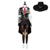 Overwatch Heroes Helden Ashe Cosplay Kostüm Set